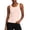 Pinks-a, variant on Plus Size Tank Tops New Women’s Basic Tan Tops U-Neck Sleeveless Loose Top Breathable Comfy Summer Versatile Daily Tank Pinks L