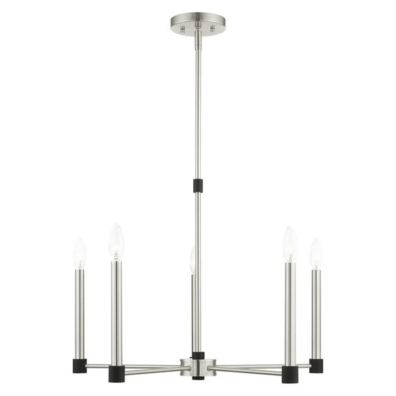 Livex Lighting - Karlstad - 5 Light Chandelier in Contemporary Style - 24 Inches