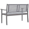 thumbnail image 4 of vidaXL Loveseat Accent Patio Bench Furniture with Cushion Eucalyptus Wood, 4 of 9