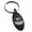 Black, variant on Stainless Steel Letter G Initial 3D Monogram Engraved Small Oval Charm Keychain Keyring