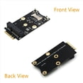 thumbnail image 3 of 2X M.2 Wifi Adapter Mini PCIE Wireless Network Card to M2 NGFF Key A+E Wifi Card Raiser with SIM Card Slot, 3 of 5