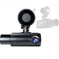 thumbnail image 1 of Mistaha 3-Channel Full HD Car Dash Cam with Night Vision, Loop Recording, and Collision Lock - Black M10, Dual Camera, Parking Assistance Compatibility, IPS Screen Display - Efficient and Reliable, 1 of 6