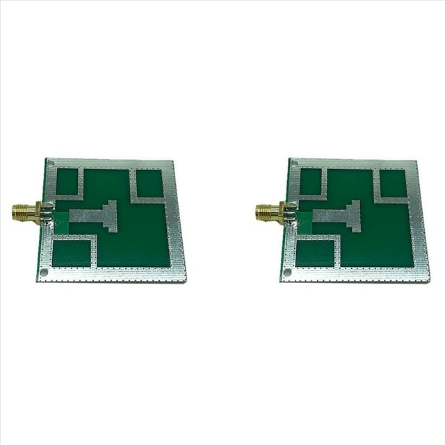 2X Antena de Banda Ultra UWB 2,4-10,5 G 10 W 40 Dbm Antena de Transmisión y Recepción de Comunicaciones de Posicionamiento Ultra Amplio
