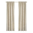 thumbnail image 2 of Achim Blake Geometric Diamond Rod Pocket Light Filtering Curtain Panel, Tan, 42" x 84", 2 of 5