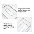 thumbnail image 3 of Apmemiss Clearance Clear Tissue Box Holder with Cover Facial Tissue Dispenser Box Case for Countertop,Clear Plastic Dryer Sheet Container Napkin Organizer for Bathroom, Kitchen,Home,Rectangle, S, 3 of 4