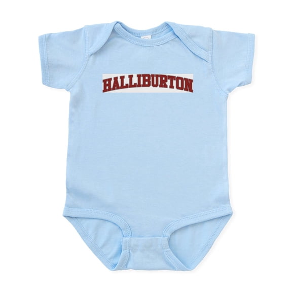 CafePress - HALLIBURTON Design Infant Bodysuit - Baby Light Bodysuit, Size Newborn - 24 Months