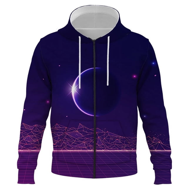 Nuevas sudaderas con cremallera, moda de invierno, patrón de inteligencia artificial, ropa de pareja, sudadera con capucha, cárdigan informal, abrigo, chaqueta para hombre