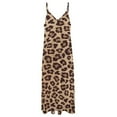 thumbnail image 6 of Cheetah Print Leopard Print Sleeveless Dress Dresses Women Summer Women's Summer Clothing, 6 of 9