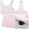 thumbnail image 4 of HAWEE Girls Cotton Sports Bra Athletic Training Tank Tops Sleeveless Crop Tops for Kids Teens 7-14Y, 4 Pack, 4 of 7