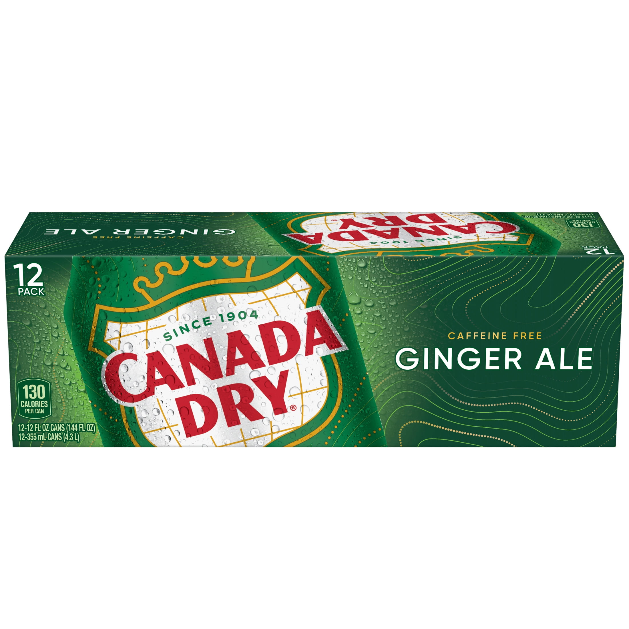 Canada Dry Ginger Ale, 12 Fl Oz, 12 Count