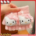 thumbnail image 2 of Sanrio Kuromi Gloves Fall/Winter Warm Melody Anime Figure Coral Velvet Warm Outdoor Five-Finger Cute Doll Gloves Gifts, 2 of 14