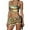 Gold, variant on Women's Sequin Tassel Wrap Mini Skirt and Vest Clubwear Party Outfit Set One Size White