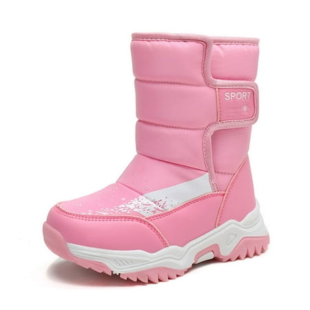 

Engtoy Kids Snow Boots Boys Girls Shoes Winter Waterproof Slip Resistant Sprot Sneakers Toddler/Little Kid/Big Kid