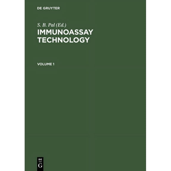 Immunossay Technology: Immunoassay Technology Vol. 1 (Hardcover)