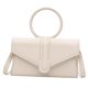 thumbnail image 3 of de noche de material cuero de moda con solapa, de informal, cruzado para el cuerpo, monedero Blanco BLESIY Bolso de mano con sobre de noche, 3 of 8