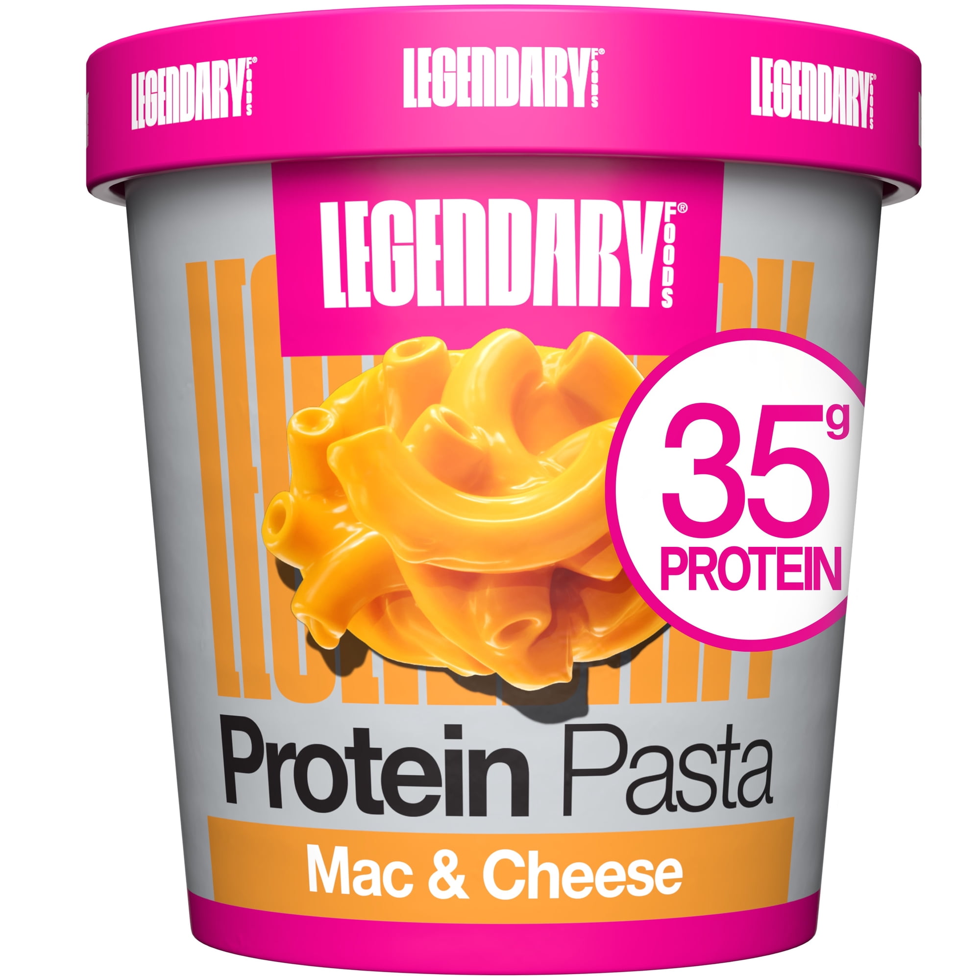 Legendary Foods Protein Pasta, Mac & Cheese, 35g Protein, 1 Cup, Keto Friendly, Gluten Free