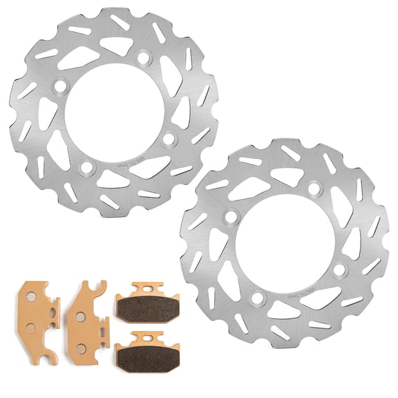 ATV Front Brake Rotors Pads for Suzuki LT-A 500 750 XR King Quad 2009-2016