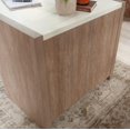 thumbnail image 2 of Sauder Dixon City Computer Desk, Brushed Oak, 432893, 2 of 7