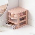 thumbnail image 5 of Transparent Drawer Desktop Storage Box - Multi-Layer Plastic Organizer for Cosmetics, Stationery & Office Supplies - Space-Saving Design Ideal for Home, Dorm & Office Use, 5 of 5