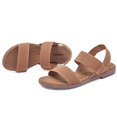 thumbnail image 2 of Sandalias planas Veittes para mujer, informales, elásticas, con tiras, 2 of 6
