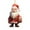C, variant on SDJMa Christmas Santa Claus Ornaments, Santa Claus with Gift Boxes Wooded Christmas Tree Hanging Ornament for Xmas Holiday Home Car Rearview Mirror Decorations