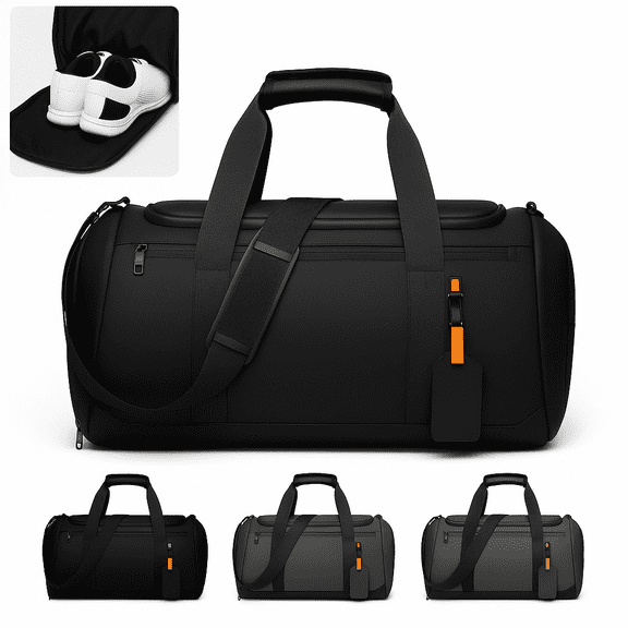 Xeie Thuk Large Capacity Men's Business Travel Bag Crossbody Sports Training Fitness Bag Dry Wet Separation Handbag