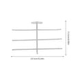 thumbnail image 2 of HONITANO Versatile Metal Pegboard Hook for Garage Wall Tool Storage and Organization, 2 of 8