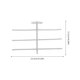 thumbnail image 2 of unbranded Gancho Doble Plateado Para Pegboard Con Soporte Para Herramientas Y Accesorios, 2 of 8