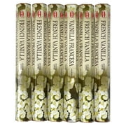 Hem French Vanilla Incense Sticks - 120 Stick Bulk Box (6 Inner Tubes of 20)