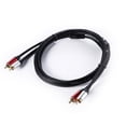 thumbnail image 2 of Bearachild Amplificador de potencia Cable adaptador RCA Cables de extensión de audio de doble blindaje, 2 of 6