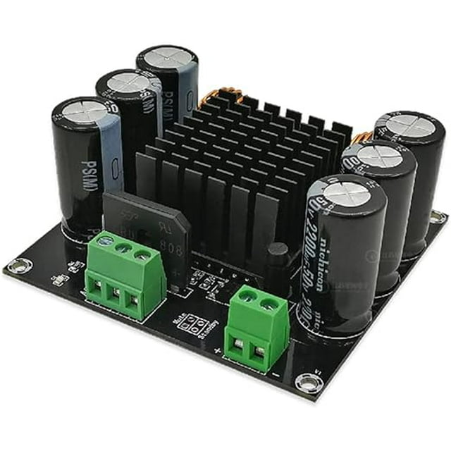 Graflsoa Carte Amplificateur Numérique Mono Haute Efficacité avec TDA8954TH Core, Mode BTL 420W, Double Entrée 12V-28V, Design Compact
