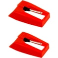 thumbnail image 1 of 2 Pcs Aiguille de Remplacement pour Tourne-Disque, Stylet Rouge pour LP Victrola ION Crosley, Rouge, 1 of 7
