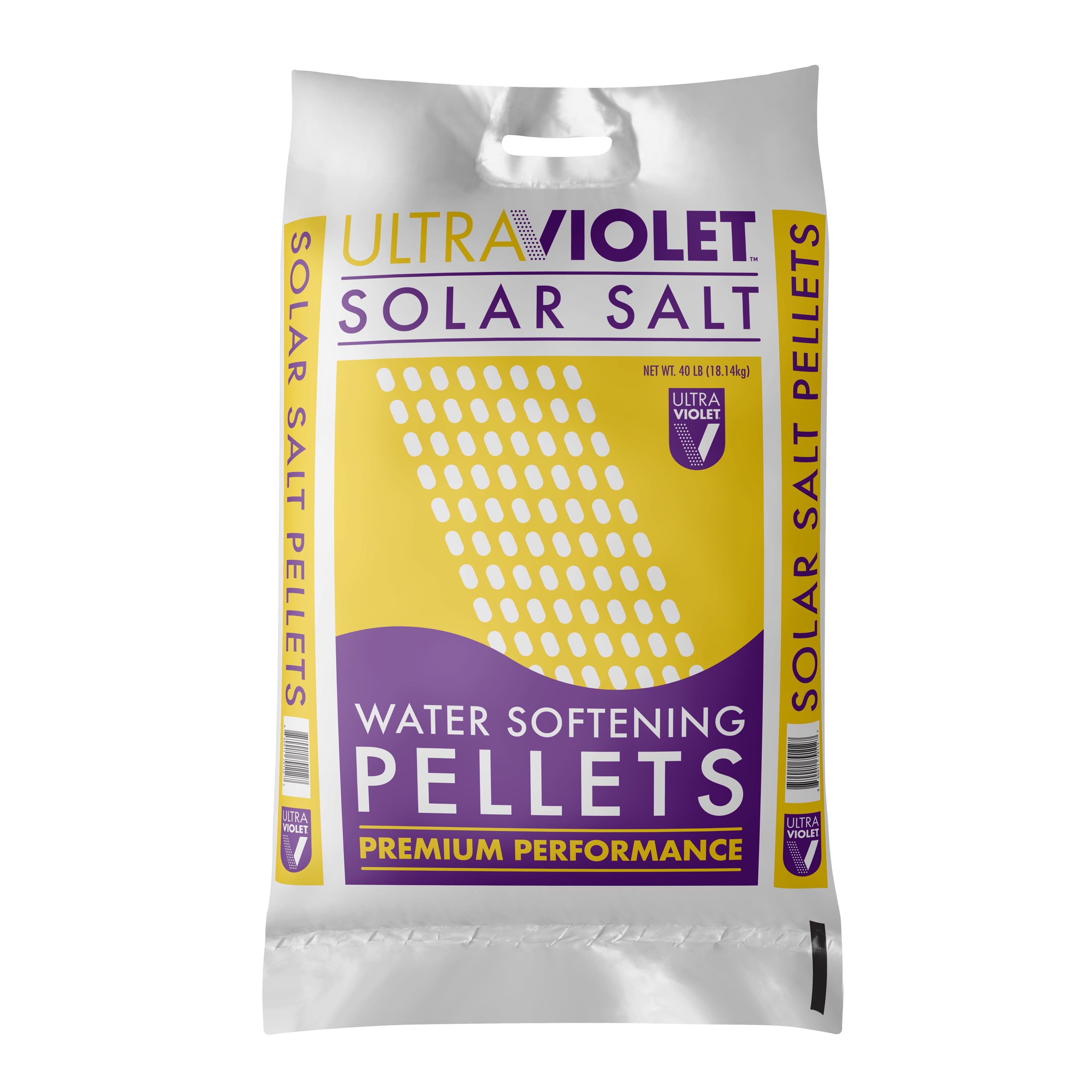 Ultraviolet Solar Salt Water Softening Pellets, Premium 