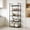 Black, variant on Taicans 4-Tier Storage Rack on Wheels,Floor Standing Shelf Unit for Kitchen Bathroom Pantry,4 Silent Casters,Waterproof Plastic Rolling Organizer