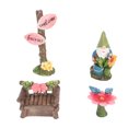 thumbnail image 1 of Fairy Garden Accessories, Fairy Garden Kit Bright Colors 4 Pieces  For DIY, 1 of 8