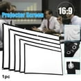 thumbnail image 3 of Projectors Screen Fabric Projector Cloth Anti-light Home Outdoor Office ,Easy to Setup, 3 of 6