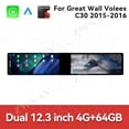 thumbnail image 3 of ZWNAV Dual 12.3 inch Screen Car Radio For Great Wall Voleex C30 2015-2016 Android GPS Navigation Multimedia Video Player Stereo Receiver Head Unit, 3 of 15