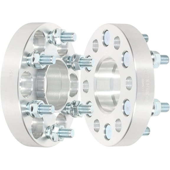 cciyu wheel spacrs 2x 1" 25mm thick 6x4.5 6x114.3mm with 12x1.25 studs compatible with 2005-2014 for Nissan Pathfinder