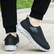 thumbnail image 5 of Ligeras para Edema Zapatos Ortopédicos Sin Cordones Anchos Hombres Diabéticos Con Cierre Ajustable Absorción Impactos Fascitis Plantar, 5 of 9
