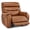 Orange, variant on MCombo 27‘’ Extra Wide Oversized Power Recliner Chair for Big Tall Adults, Faux Leather, Navy Blue