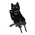 thumbnail image 3 of Estaca De Jardín Para Gatos, Protección Contra La Lluvia, Estatua De Animal Decorativa, Silueta, Protección Contra El Viento, Letrero De Jardín De Gato Negro, Acrílico Para, 3 of 8