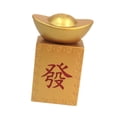 thumbnail image 4 of Estatua de Lingote de Dinero Chino, Figurita Giratoria, Colección Artesanal, Adorno Feng Shui, Decoración para Fiesta de Cumpleaños, Regalo de Encimer, 4 of 9