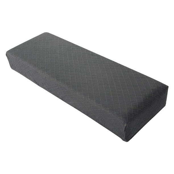 Fundas para comedor, suave, gruesa, de terciopelo, funda de cama, extraíble y lavable. Gris oscuro