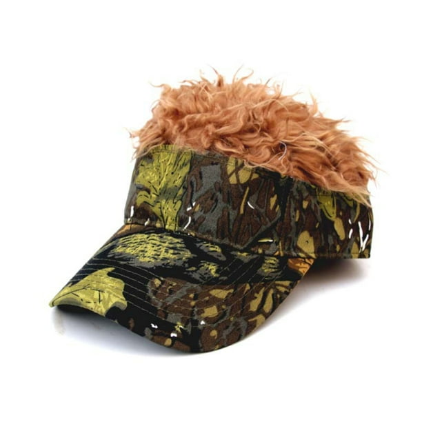 TANGNADE Human Hair Wigs For Women Black Color Natural Lace Hair Fashion DIY Hairstyle Adult Funny BaseBall Cap with Fake Camoufla Hair Wig Solid - TANGNADE Human Hair Wigs For Women Black Color Natural Lace Hair Fashion DIY Hairstyle Adult Funny BaseBall Cap with Fake Camoufla Hair Wig Solid -
