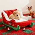 thumbnail image 4 of Cat And Bed Sled Bed Winter Bed Deep Sleep Bed Soft And Bed Washable Warm In Winter Pet Protector Galvanized Pet for outside Natural Pet Hut Pet for outside Heated Petbath for Outdoors for Winter Pet, 4 of 6