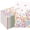Colorful(Style 2)-100pcs, variant on 120 Pack Disposable Hand Towels for Bathroom, 2-Ply Floral Paper Napkins, Dandelion Decorative Guest Towels for Dinner Party, Wedding Table Decor, Folding 4.3 x 7.9 Inch