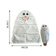 thumbnail image 1 of 90x103cm White Christmas Tree Cover Storage Bag Protective Non Woven Fabric for Dust Insects, 1 of 4