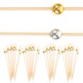 thumbnail image 1 of MasteelfCA 200Pcs Cocktail Picks Bamboo Toothpicks Cocktail Sticks Party Appetizer Picks Fruit Bamboo Picks, 1 of 8