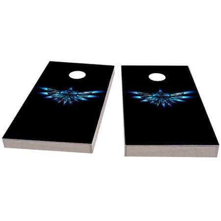 Skip's Garage Air Force Logo Solid Wood Cornhole Board Set