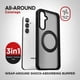 thumbnail image 5 of Funda para Cinturón Encased Samsung Galaxy S24 FE escarcha negro con Clip y Soporte Magnético Girato, 5 of 8